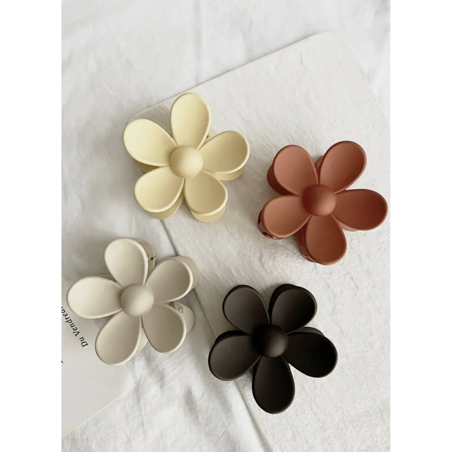 Flower Hair Clips - Multiple Colors