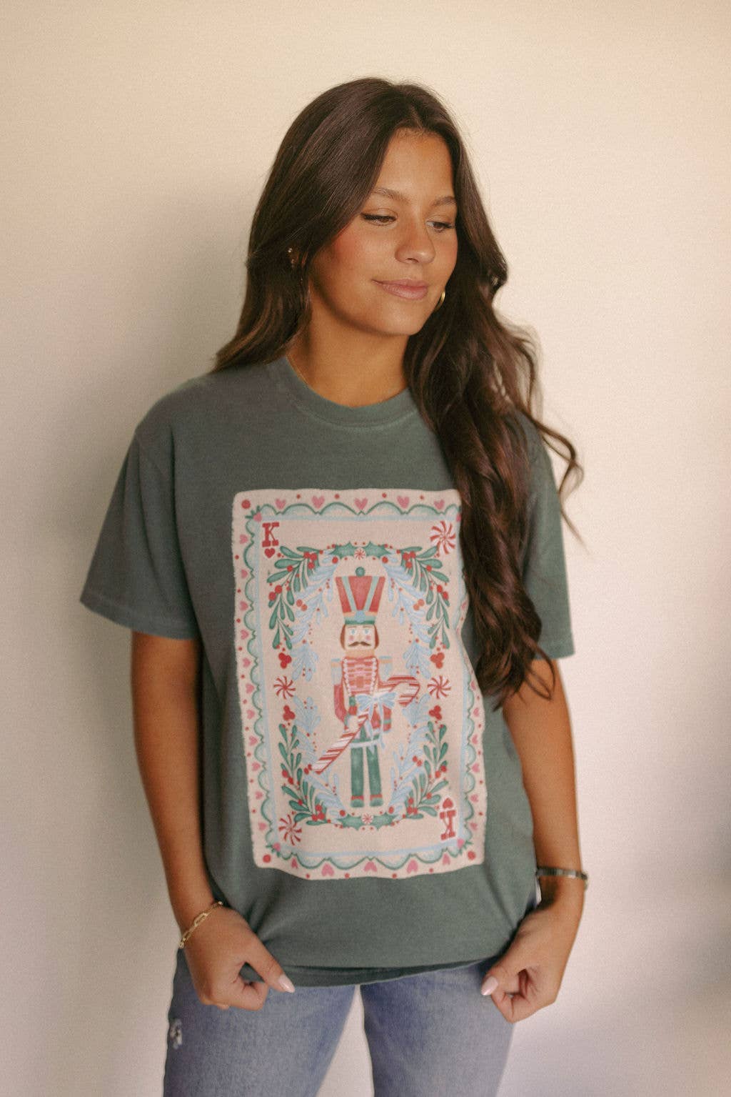 Reg & Curvy Nutcracker Playing Card Tee