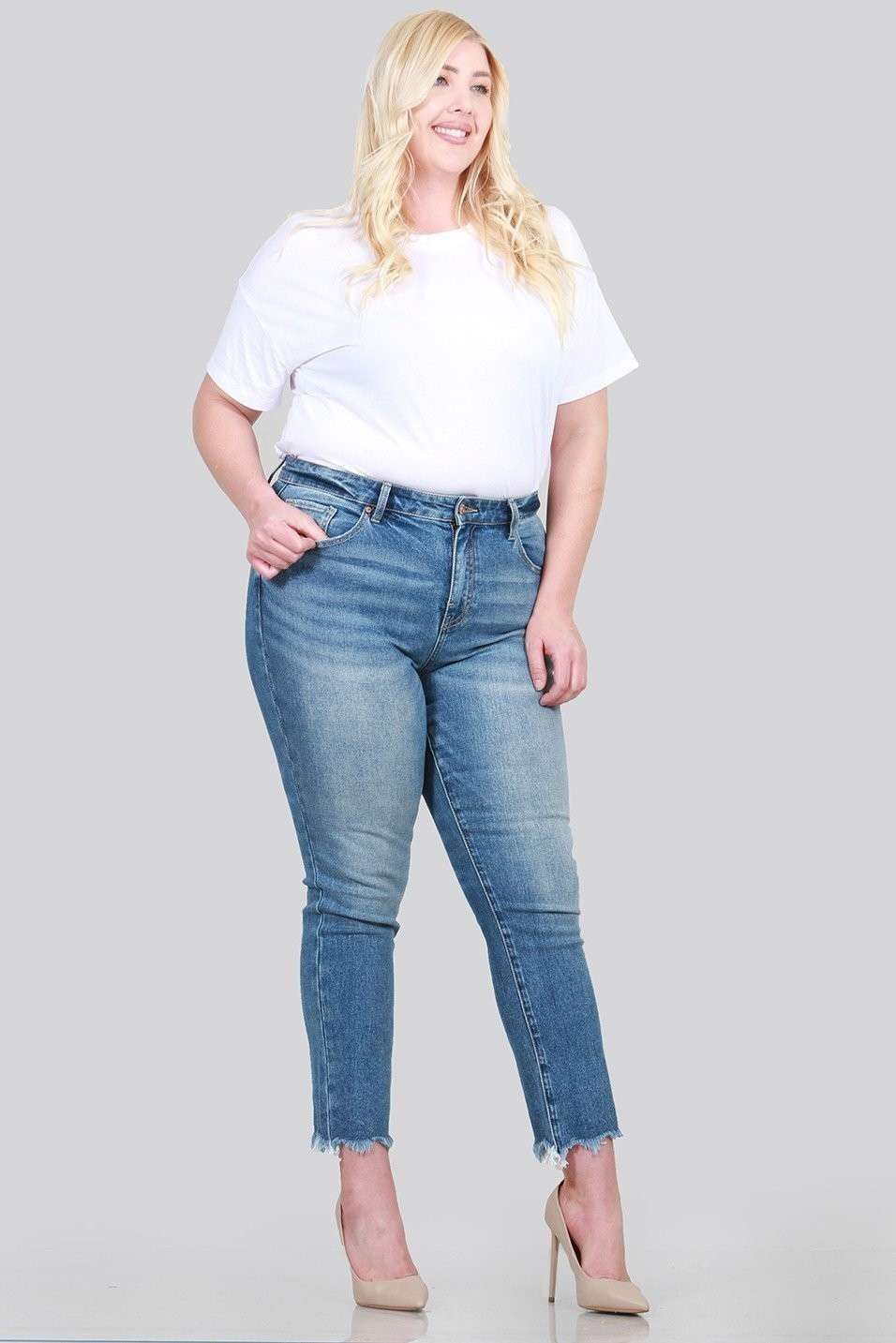 Plus Size Lyla Relaxed Skinny Jeans