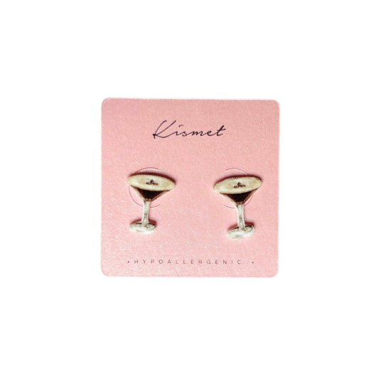 Espresso Martini Stud Earrings