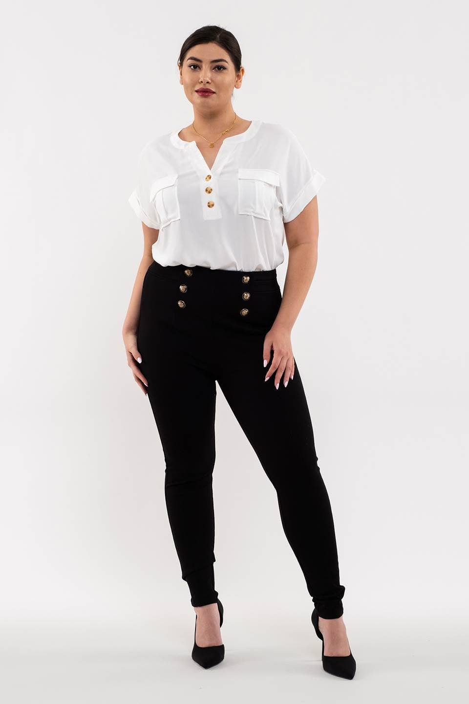 Curvy Ilah High Waist Skinnies