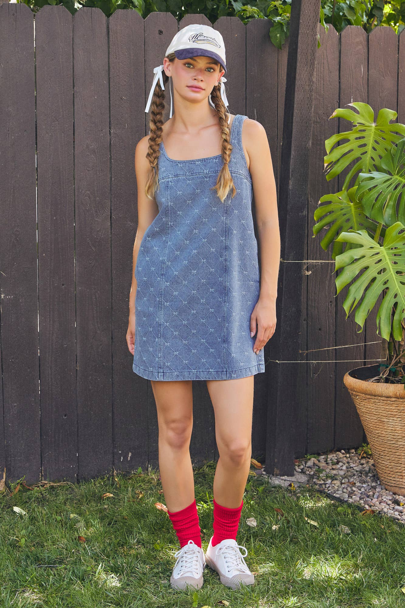 Coquette Denim Dress