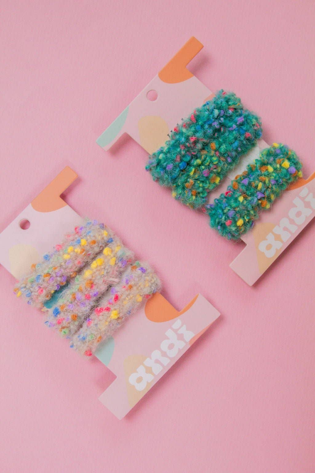 Pom Pom Hair Tie 3-Pack - Multiple Colors