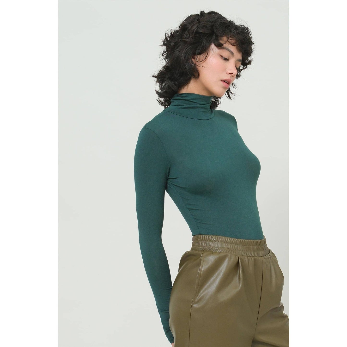 Monique Turtleneck Bodysuit- Multiple Colors