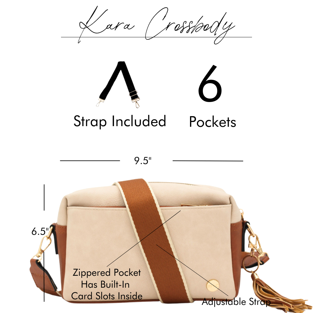 Keegan Crossbody Shoulder Bag - Multiple Colors