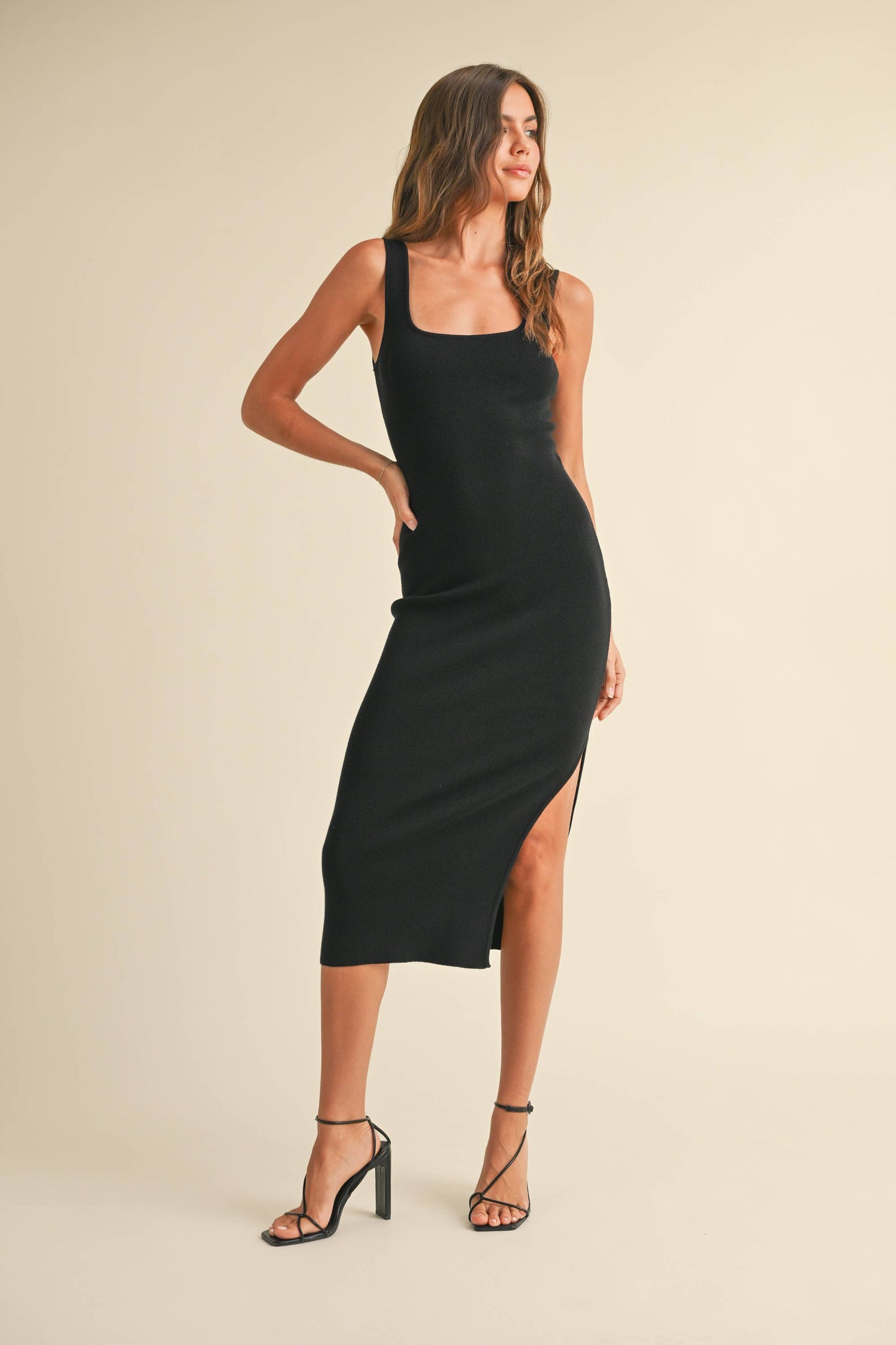 Marigan Square Neck Dress