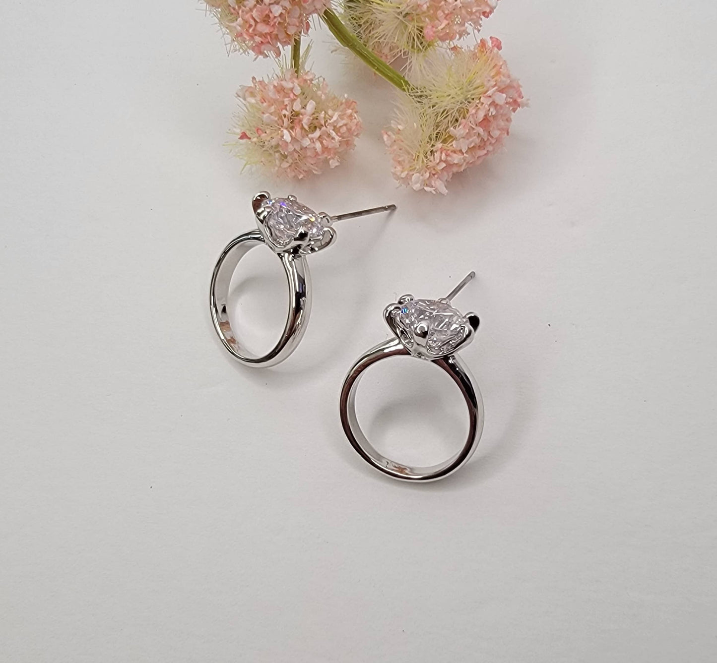 Engagement Ring Earrings