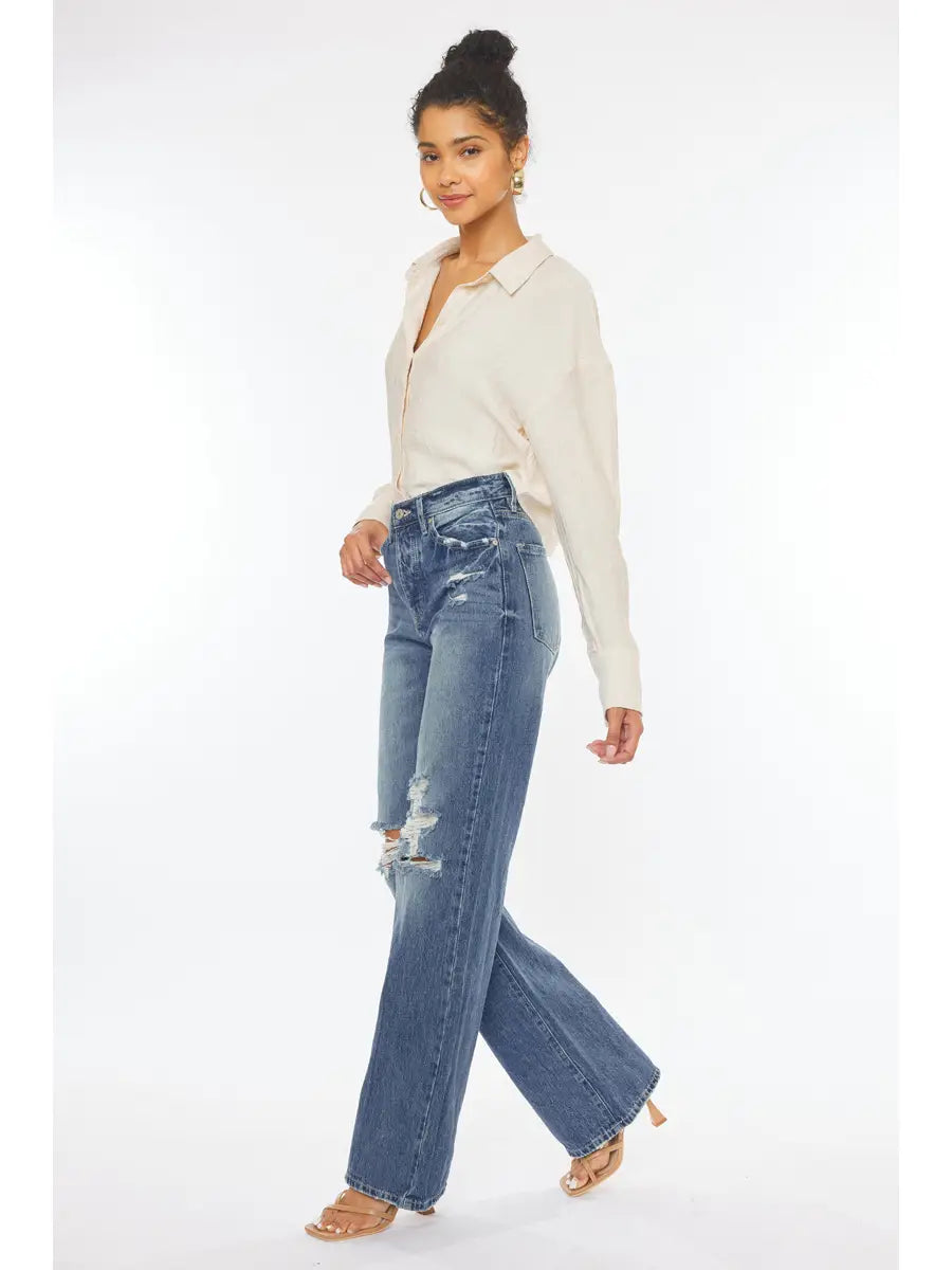 Gwen High Rise 90s Flare Kancan Jeans