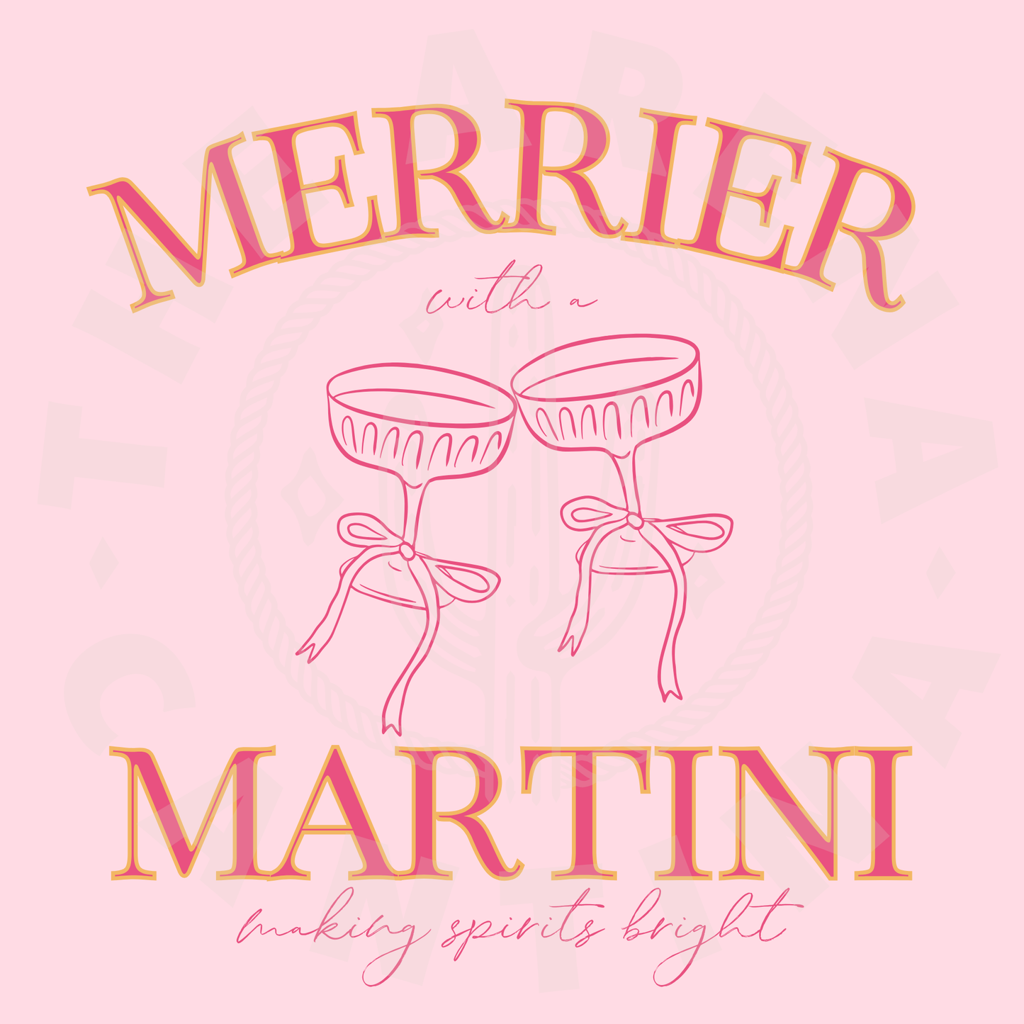 Merrier With A Martini Crewneck