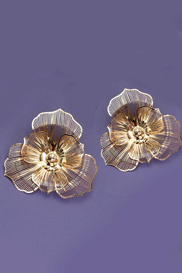 Filigree Foral Statement Earrings