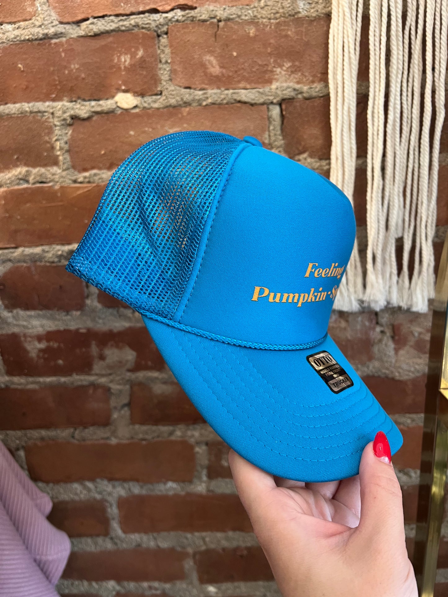 Feeling Pumpkin-Spicy Trucker Hat