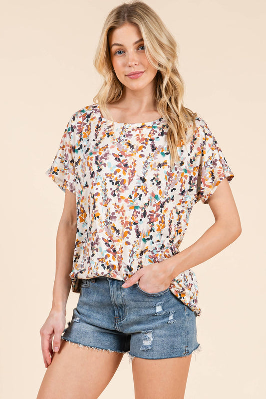 Butter Soft Floral Top S-XL