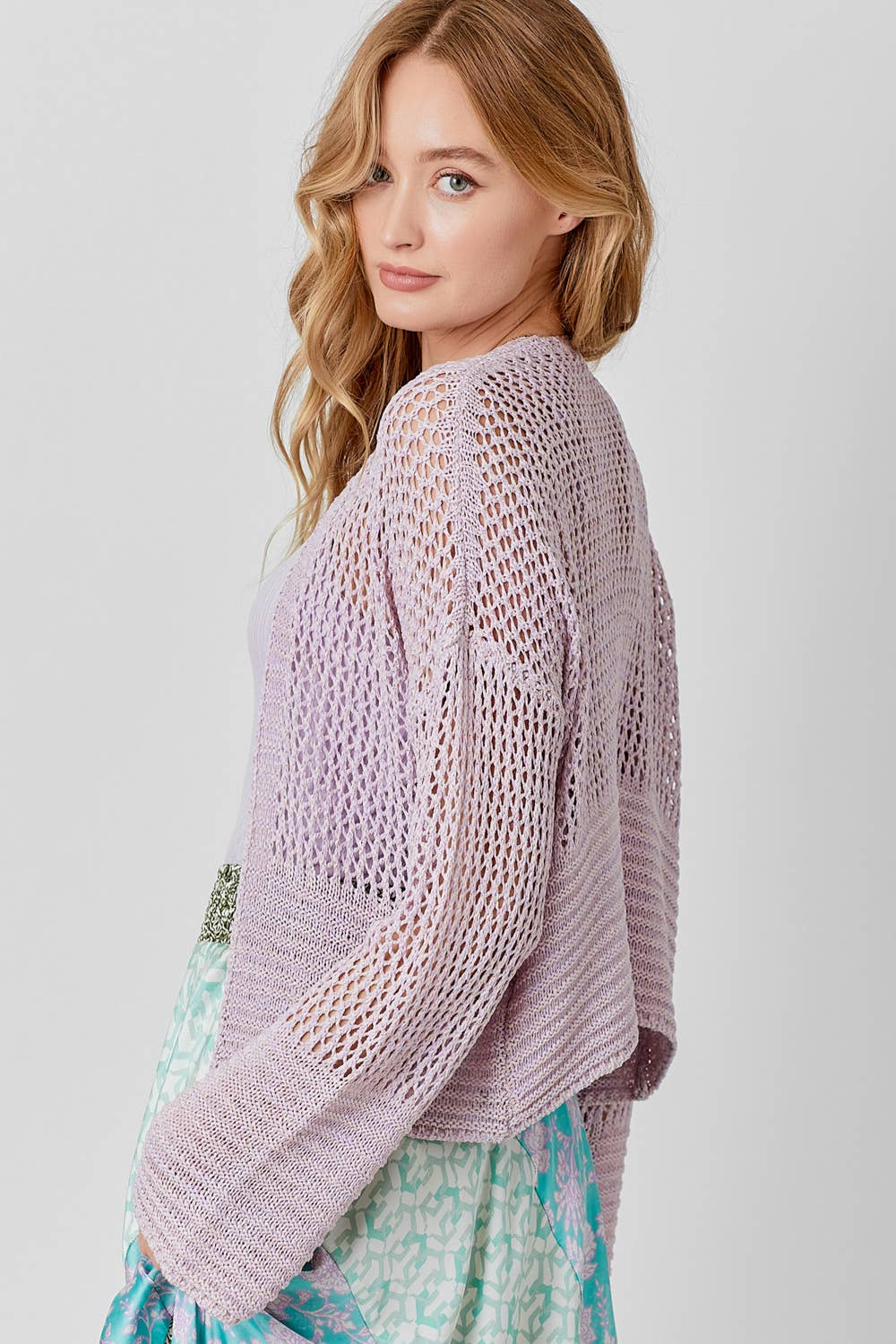 Taylor Relaxed Open Sweater Cardigan