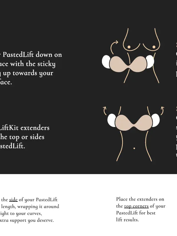 Pasted Lift - Premium Pasty Backless Bra