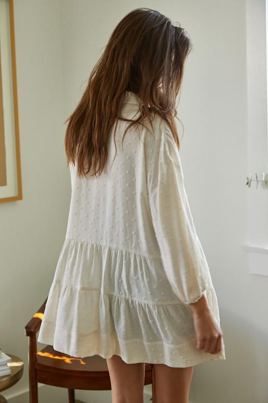 Cream Dotted Tunic