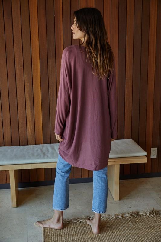 Twist Front Tunic- Multiple Colors