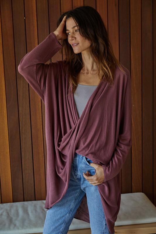 Twist Front Tunic- Multiple Colors