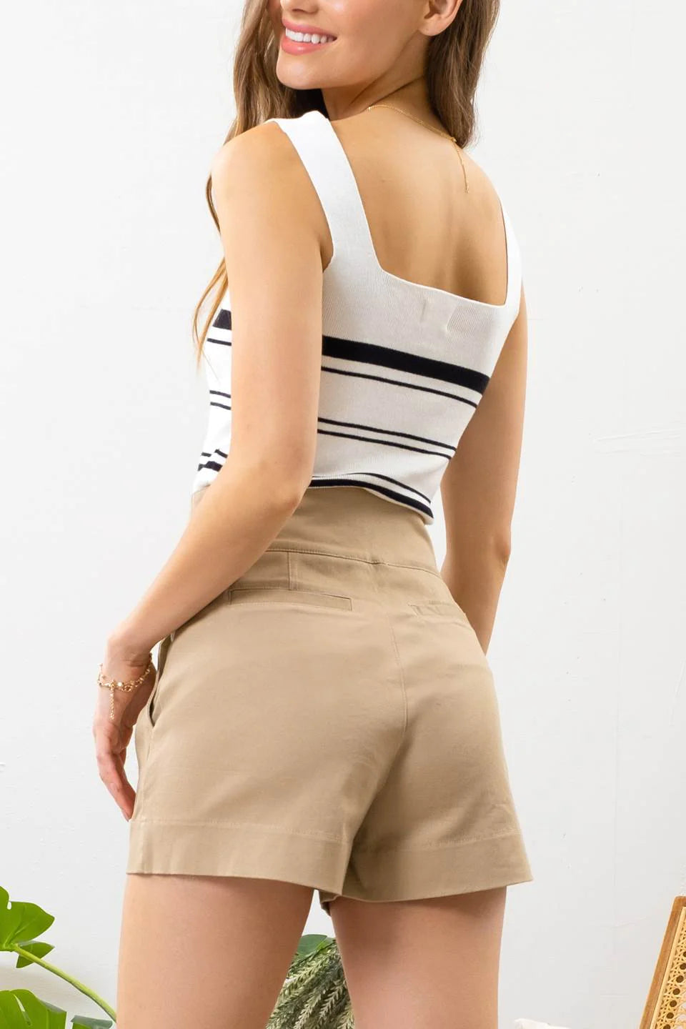 Tessa Front Tie Shorts - Multiple Colors