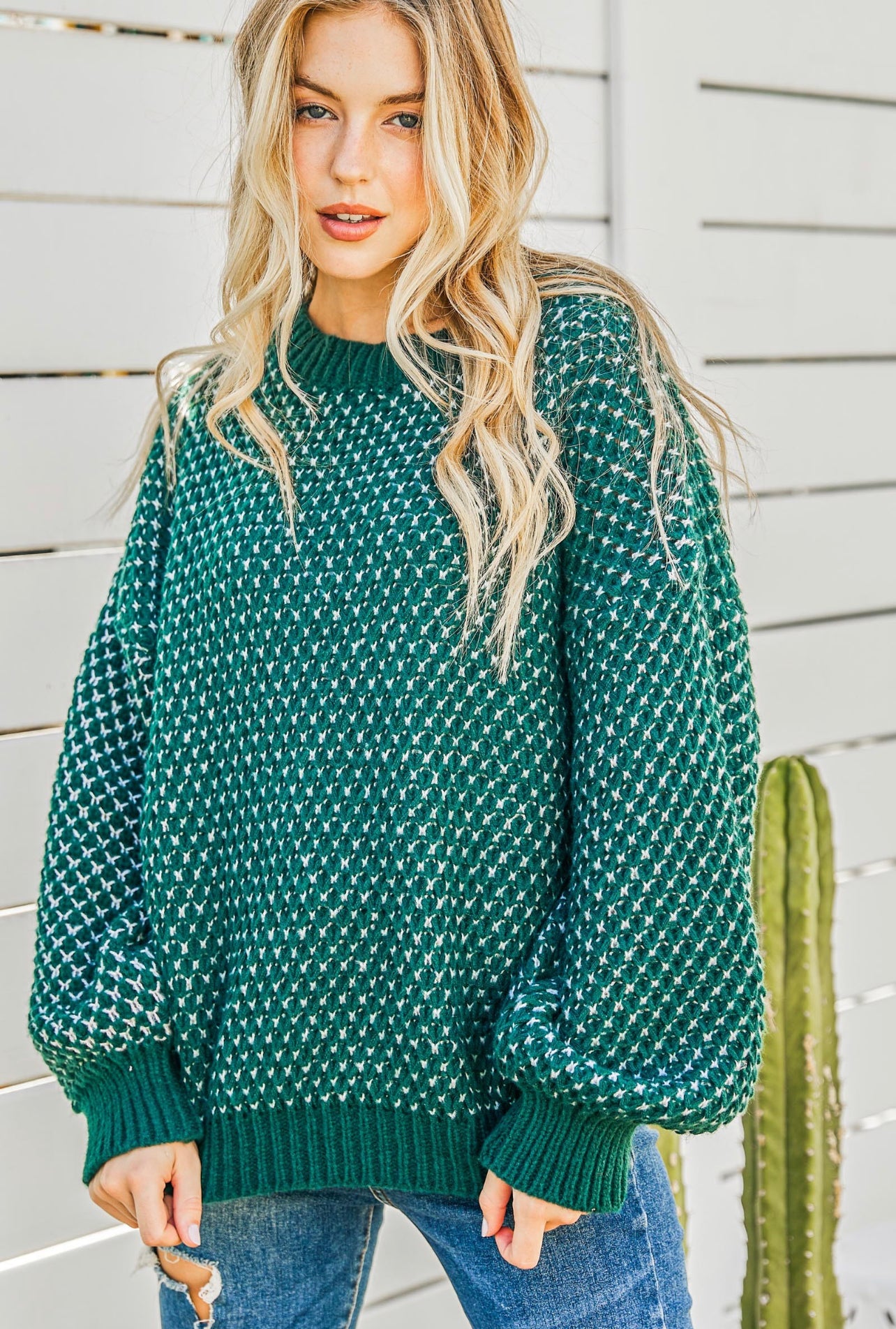 Textured Pullover Sweater - Multiple Colors – Ever Rhode