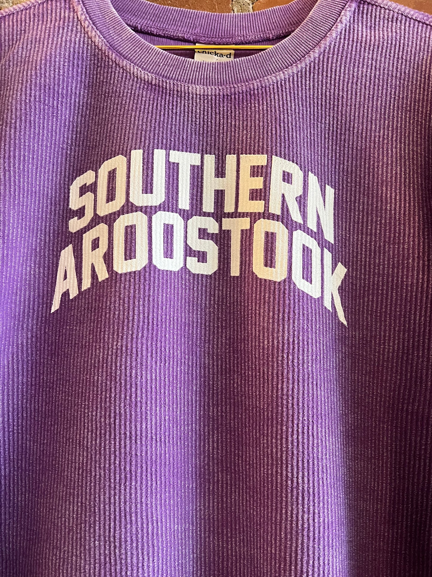 Southern Aroostook Purple Corded Crew