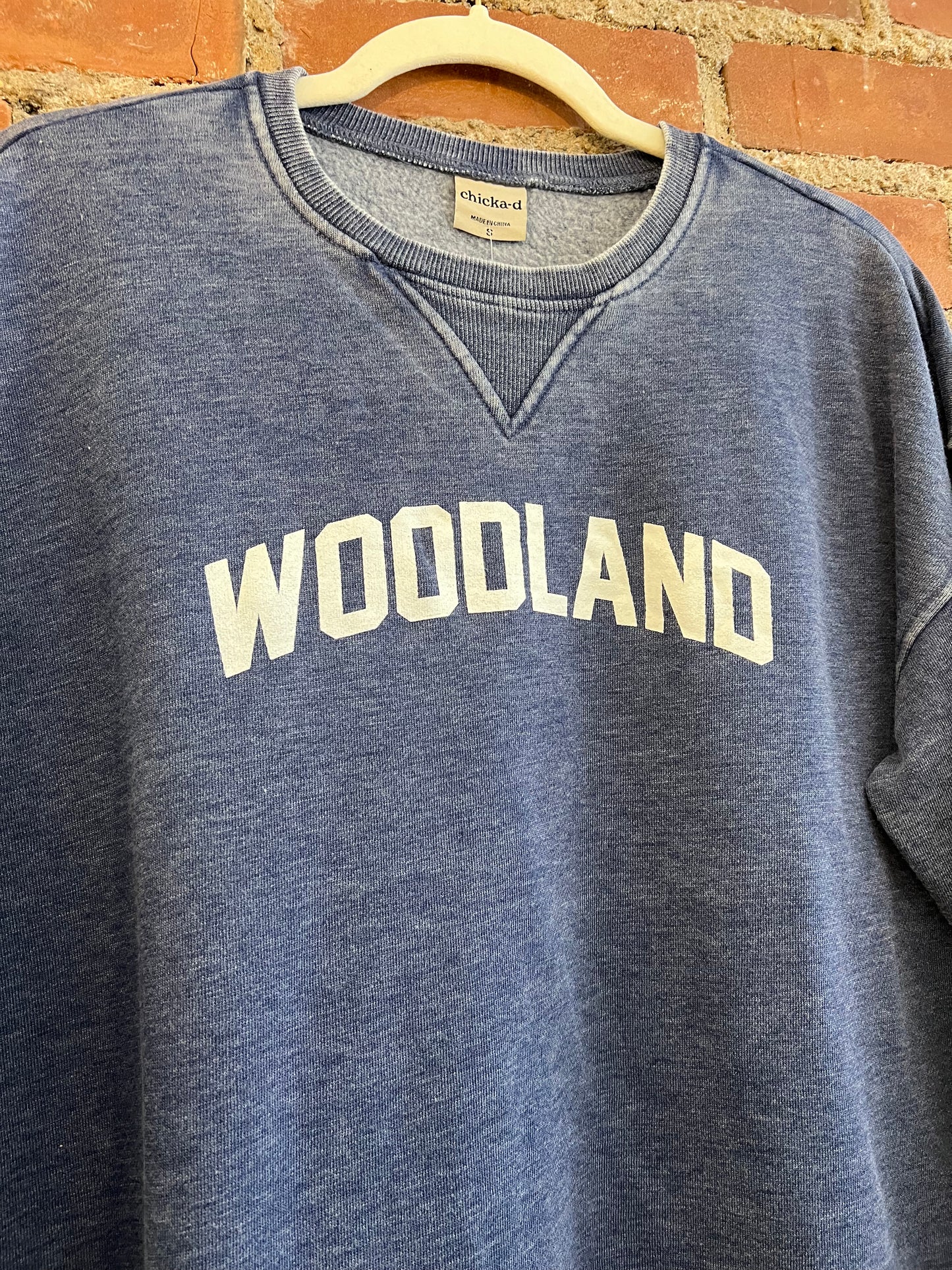 Woodland Burnout Fleece Pullover