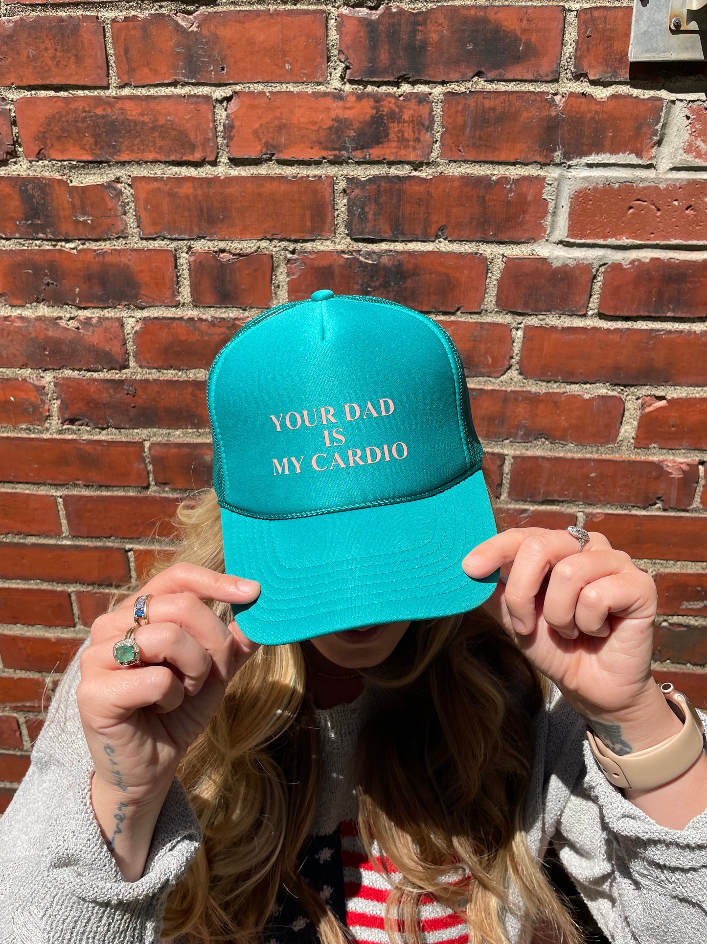 Your Dad Is My Cardio Trucker Hat