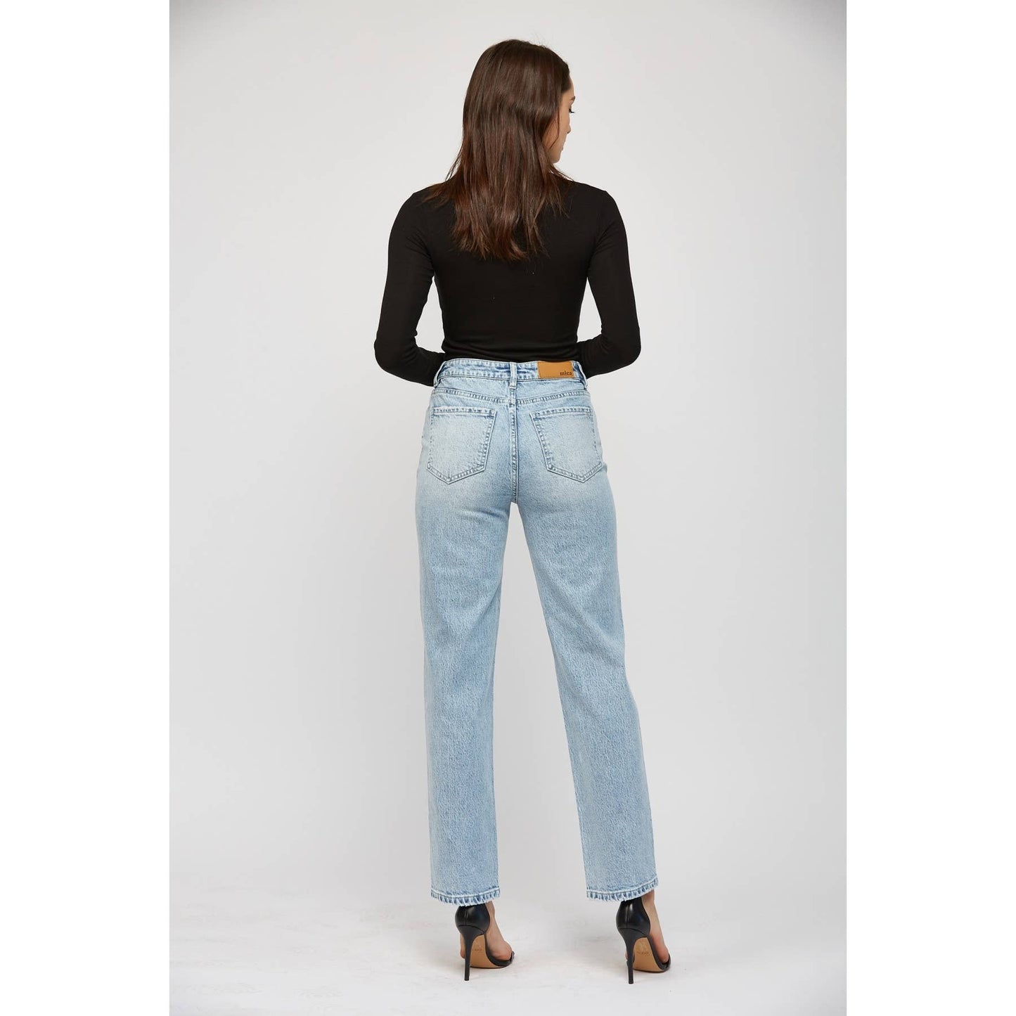 Rachael High Rise Straight Leg Jeans