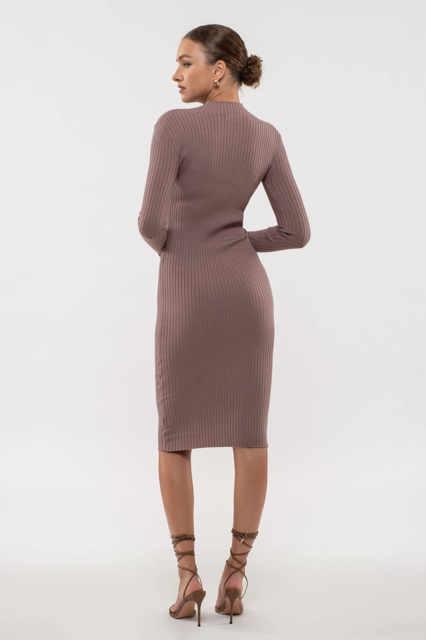 Morgan Mock Neck Midi - Multiple Colors