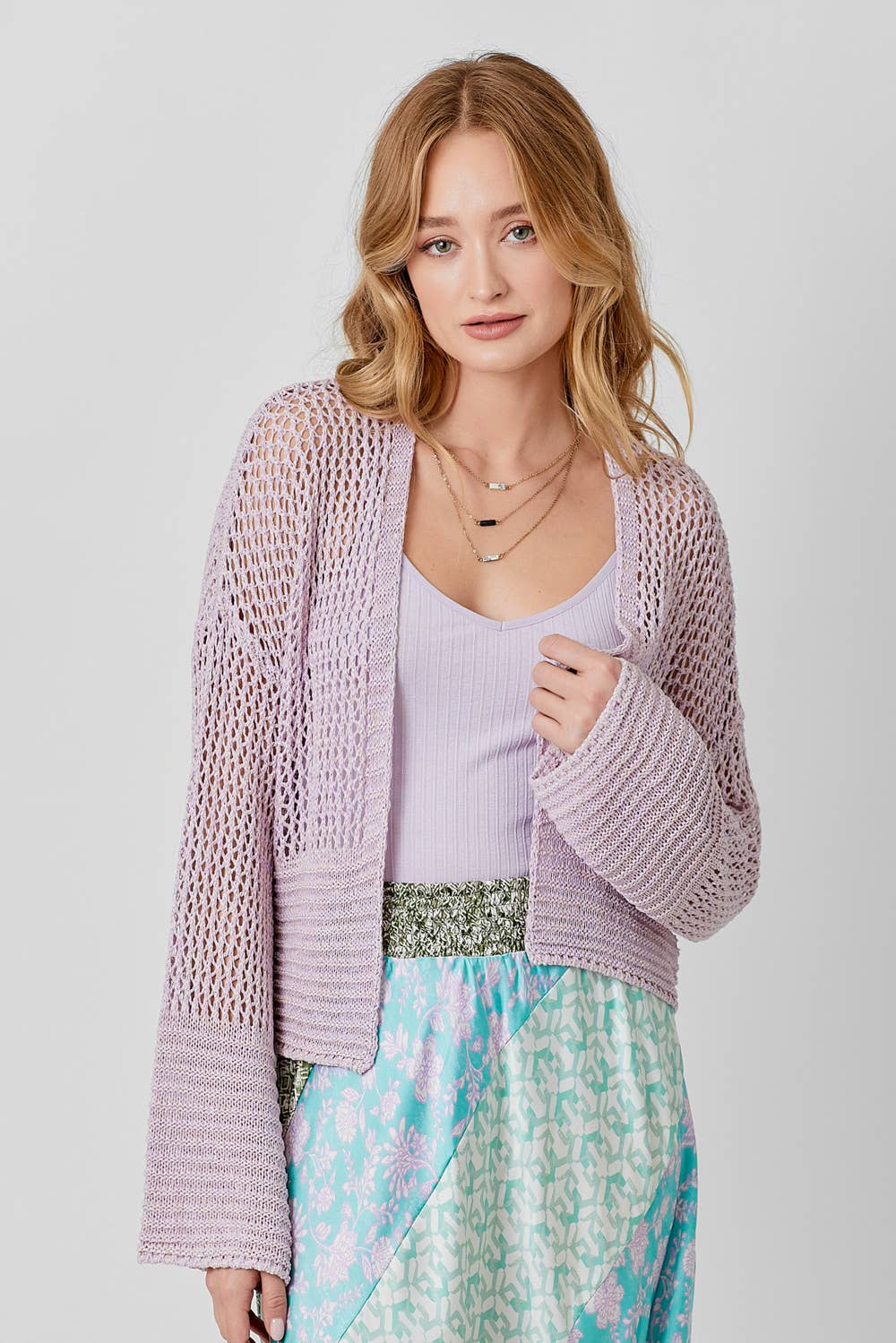 Taylor Relaxed Open Sweater Cardigan