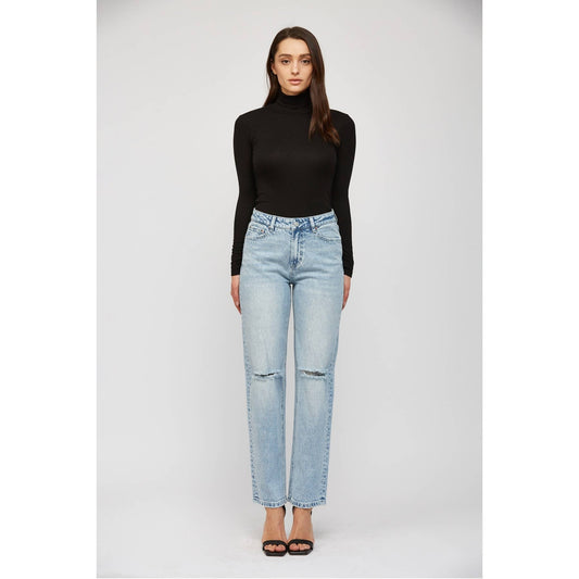 Rachael High Rise Straight Leg Jeans