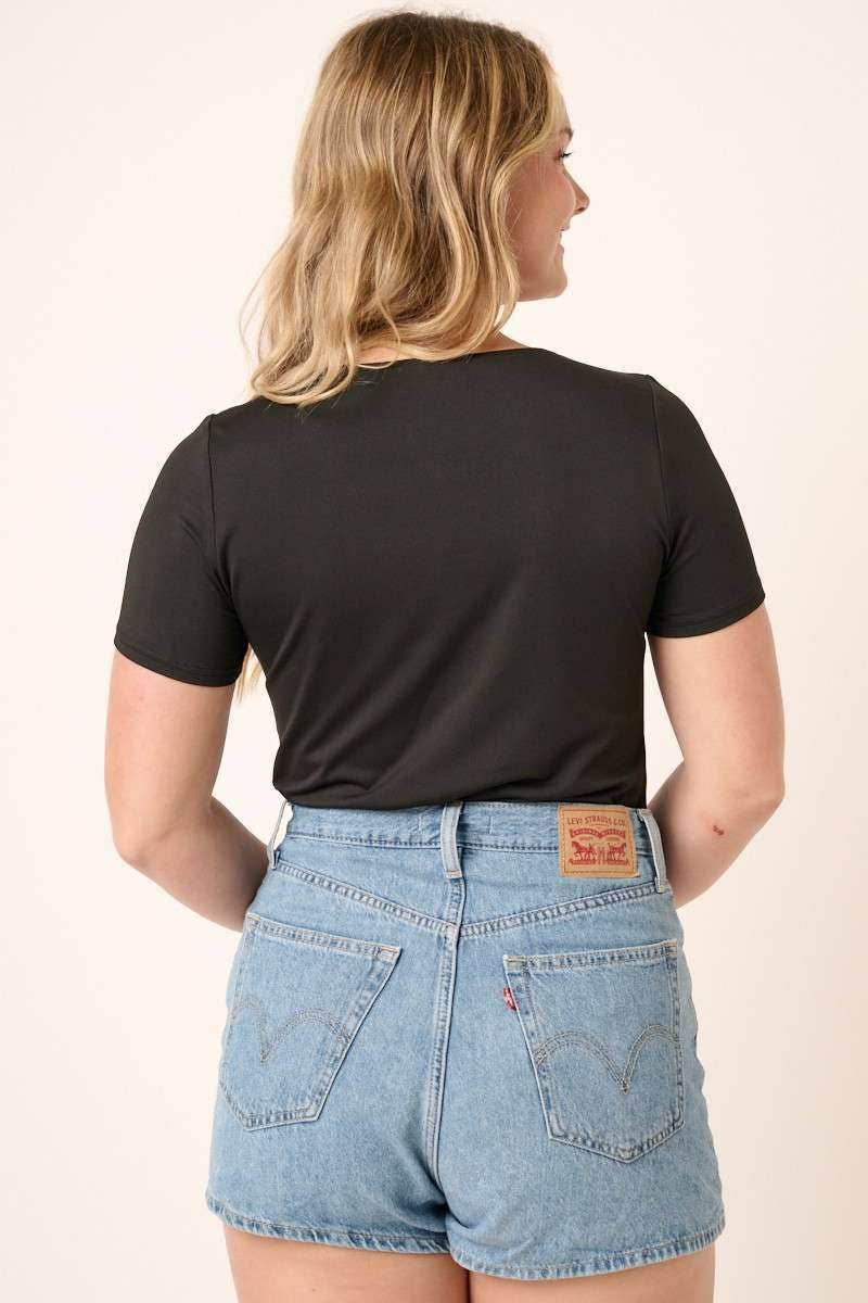 Curvy Square Neck Bodysuit