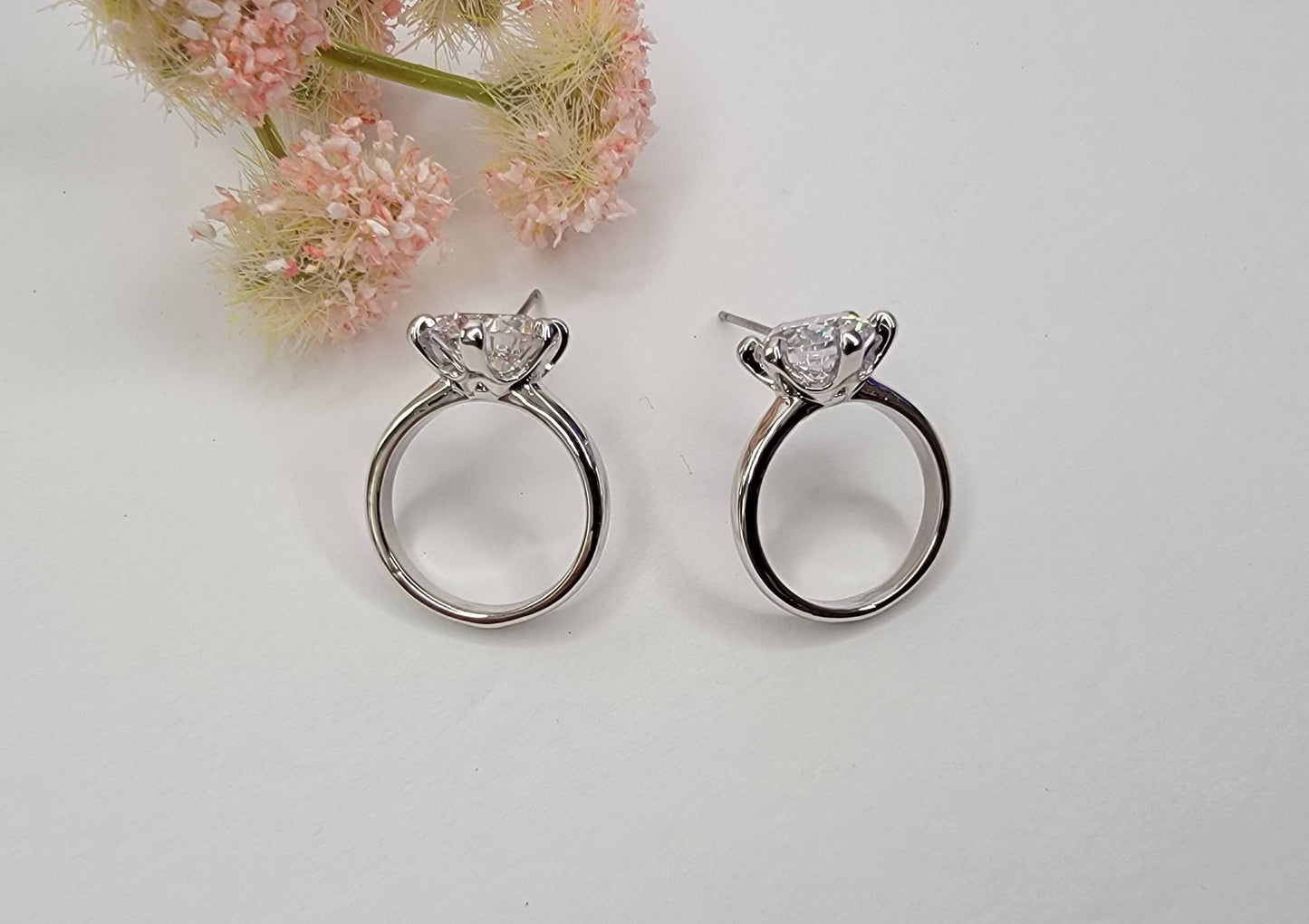 Engagement Ring Earrings