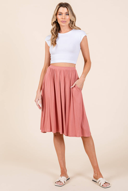 Sandra Casual Skirt - Multiple Colors