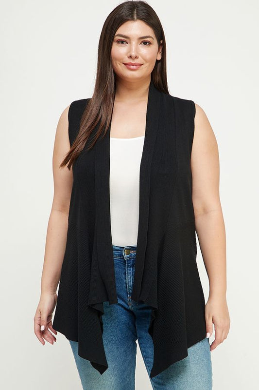 Curvy Celine Cascading Cardigan - Multiple Colors