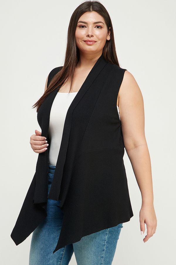 Curvy Celine Cascading Cardigan - Multiple Colors