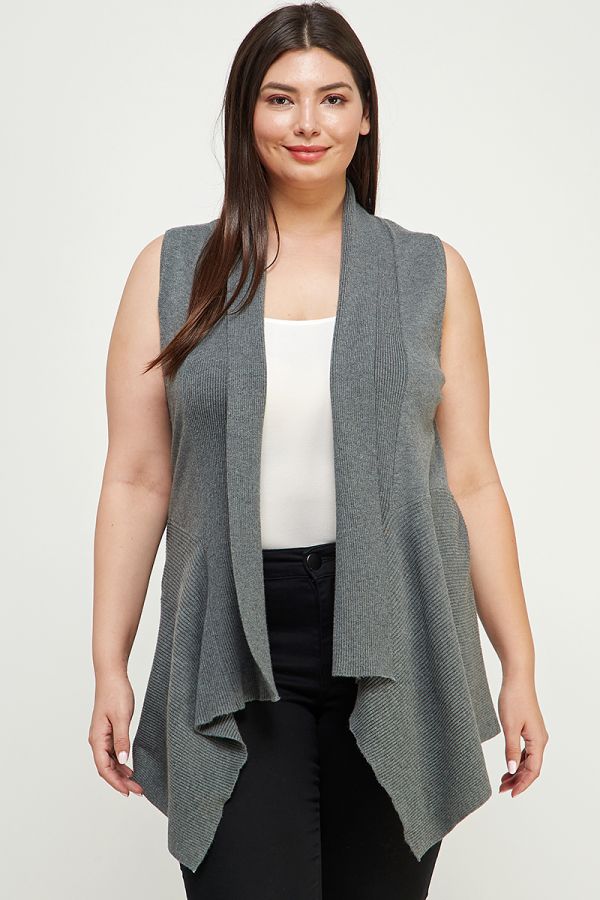 Curvy Celine Cascading Cardigan - Multiple Colors