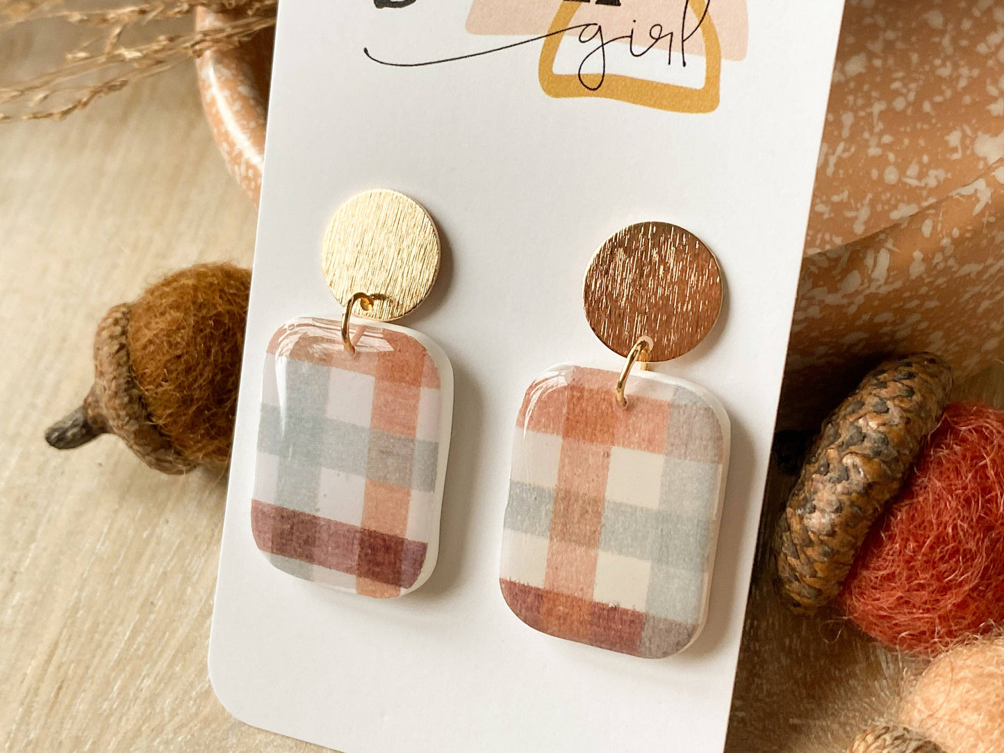 Flannel Sheets Earrings