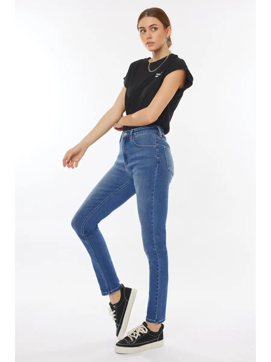 Plus Size Carmen Cigarette Fit Kancan Jeans
