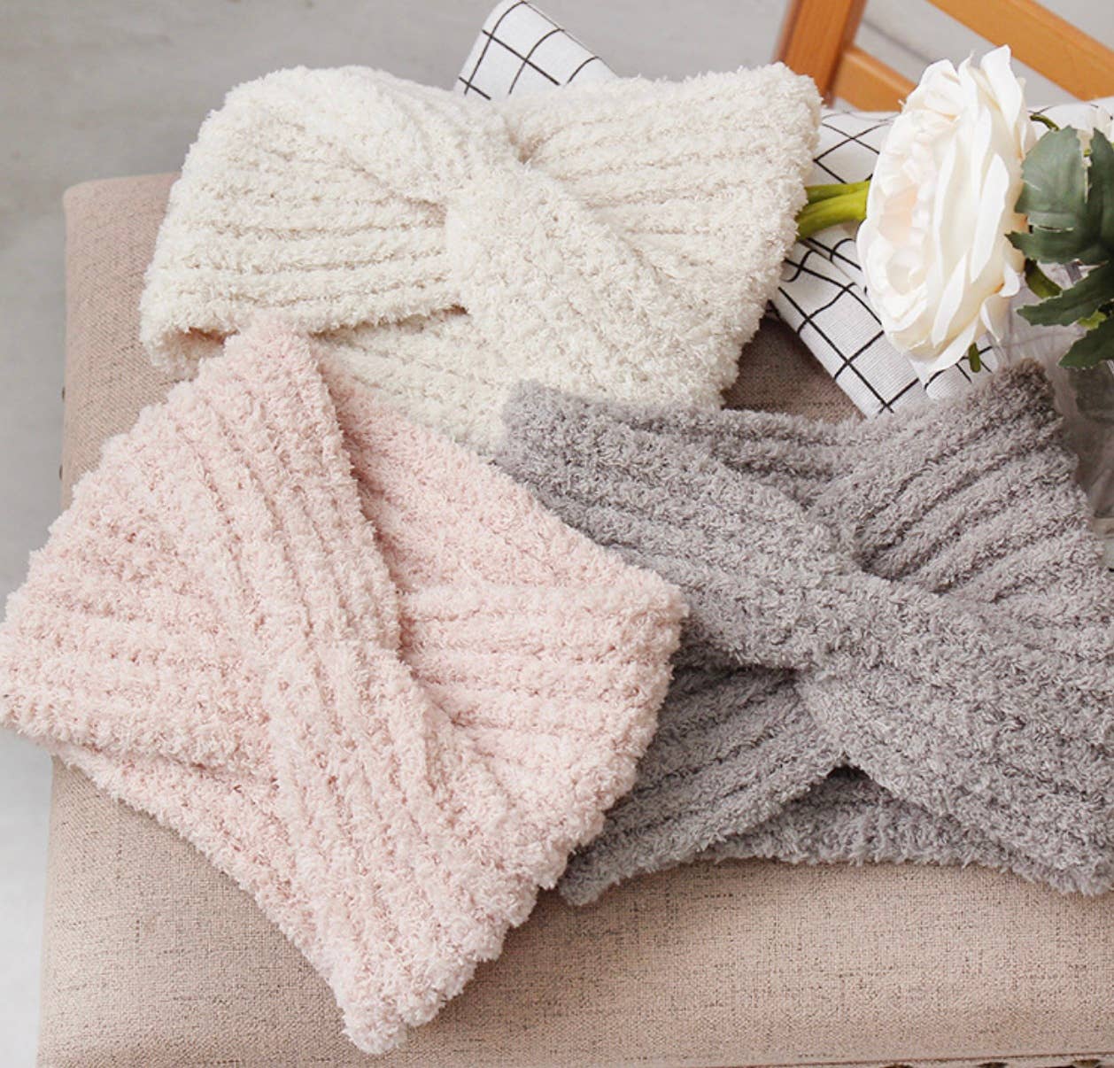 Cozy Knit Twist Headband - Multiple Colors