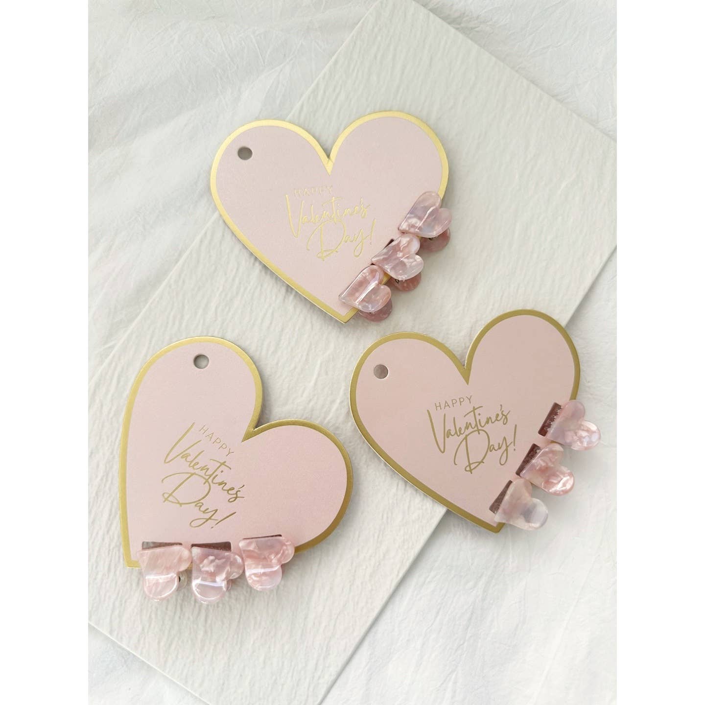 Mini Heart Clips Heart Set - Multiple Colors