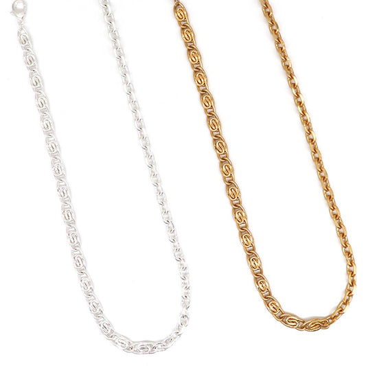 Vintage Gold/Silver Plated Mixed Chain Necklaces