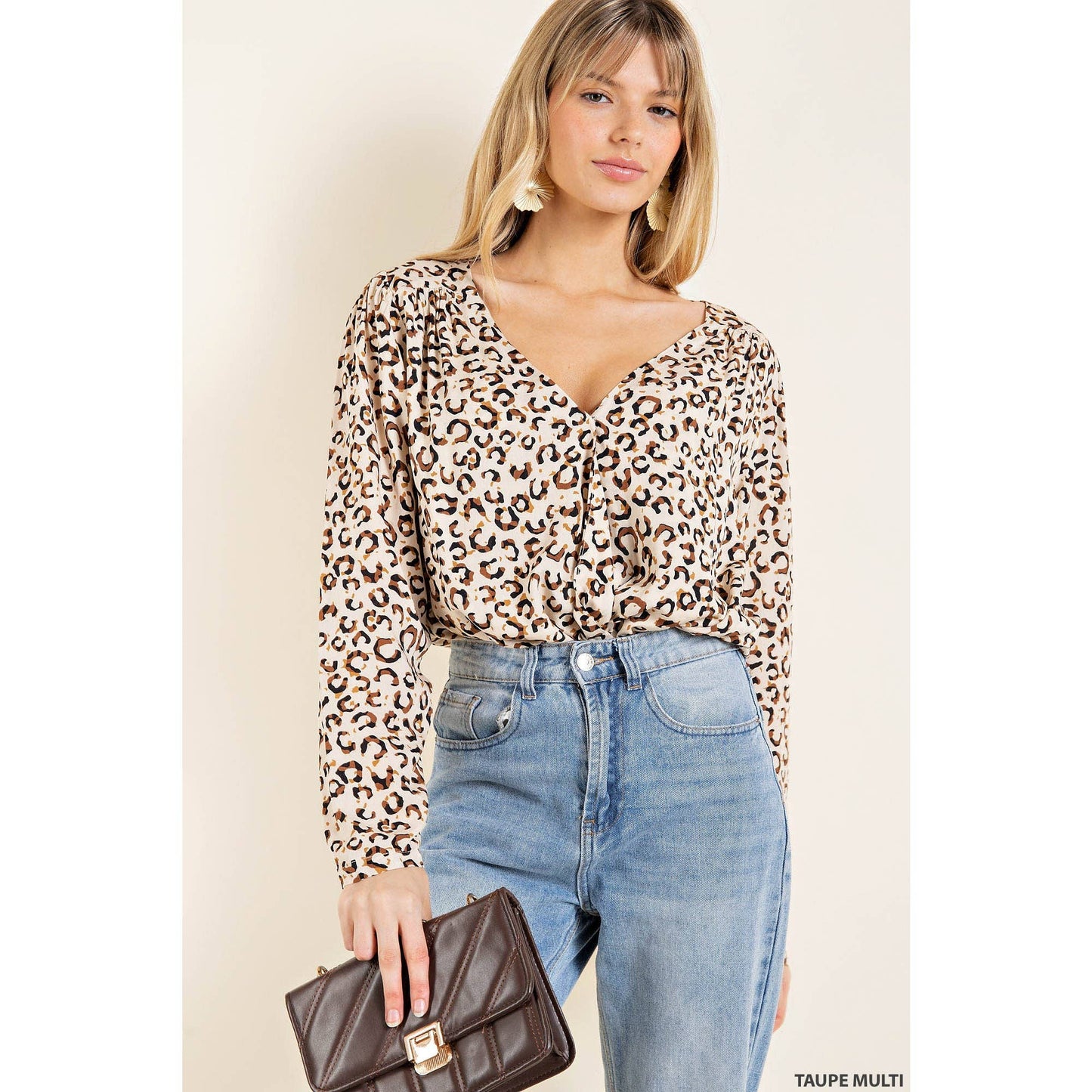 Retro Animal Print Bodysuit