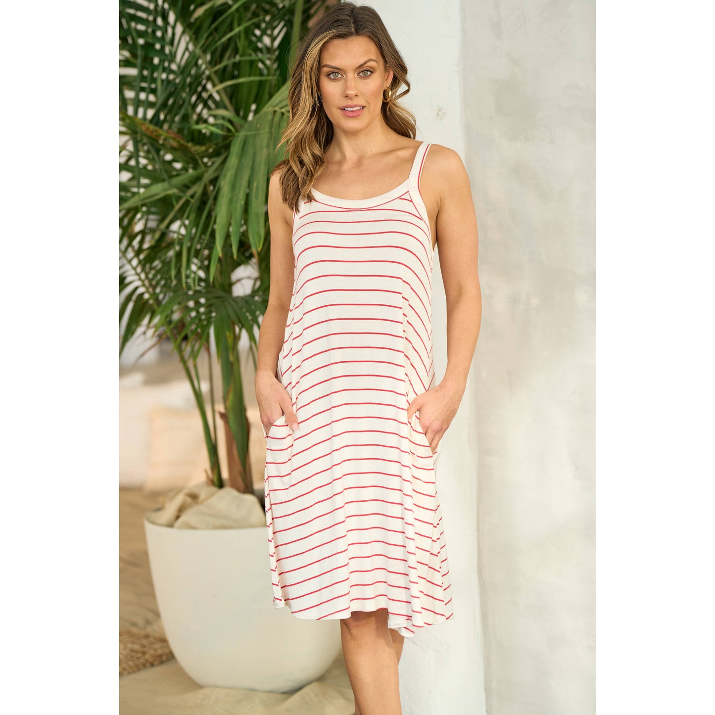 Collins Camisole Striped Dress