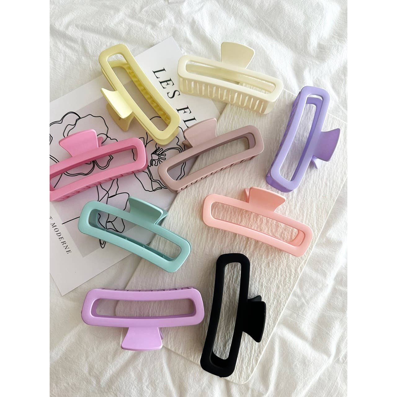 XL Matte Hair Clip - Multiple Colors