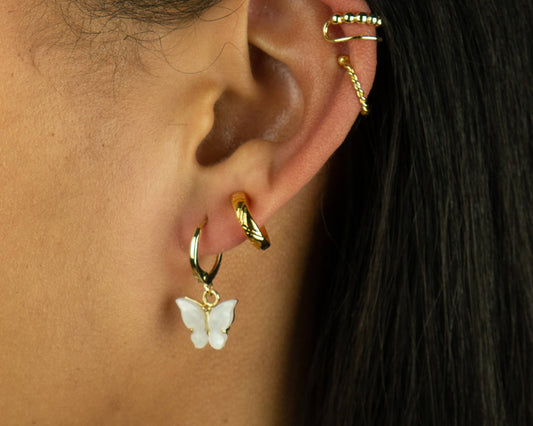 Evangeline butterfly earrings