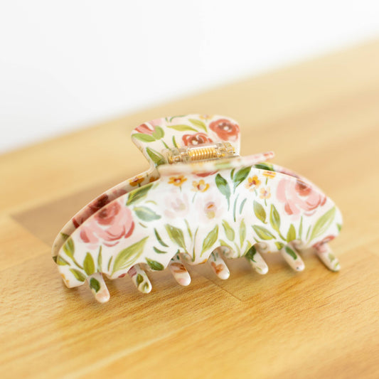 Spring Garden Claw Clip