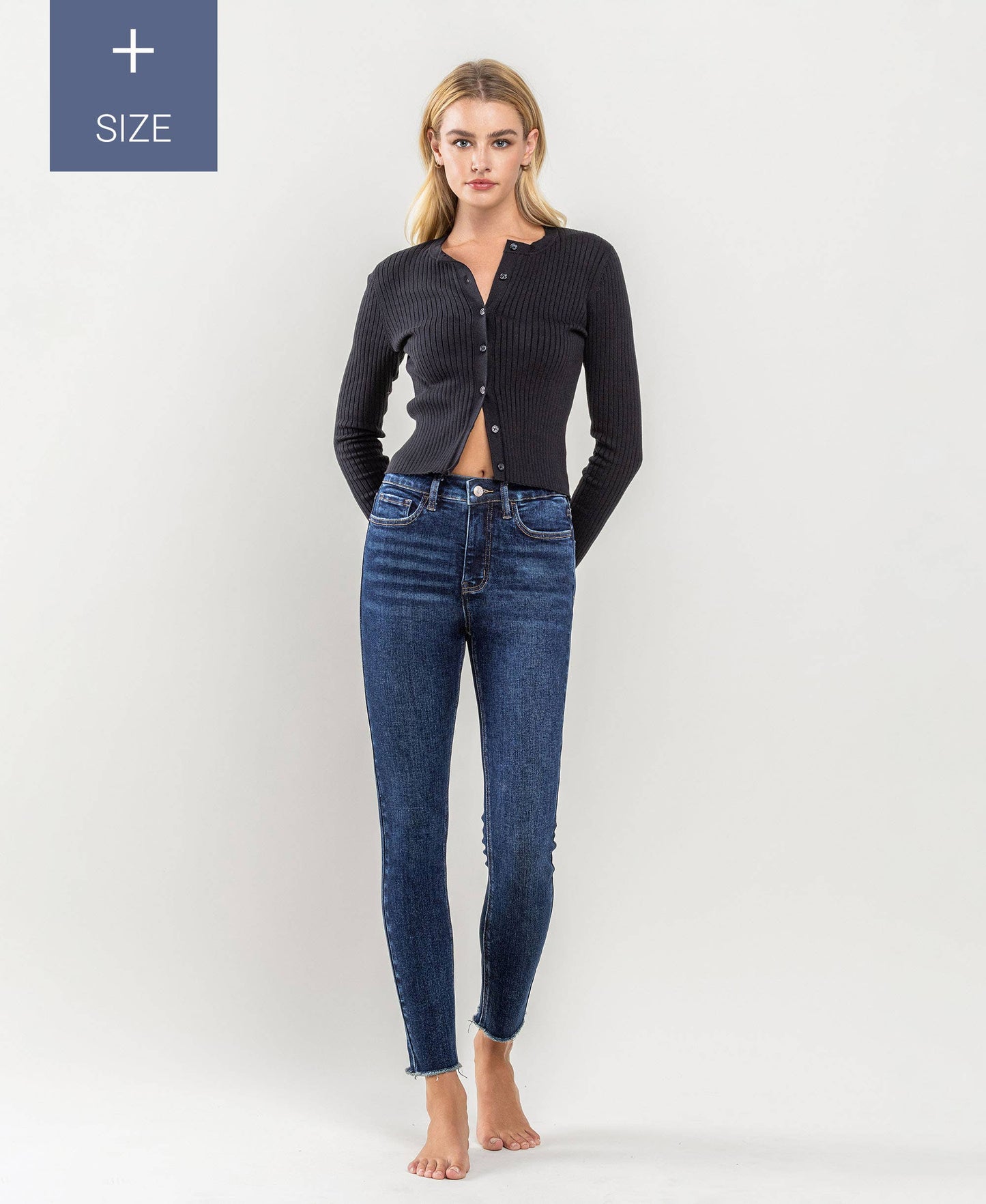 Curvy Evelyn Tummy Control Skinny Jeans