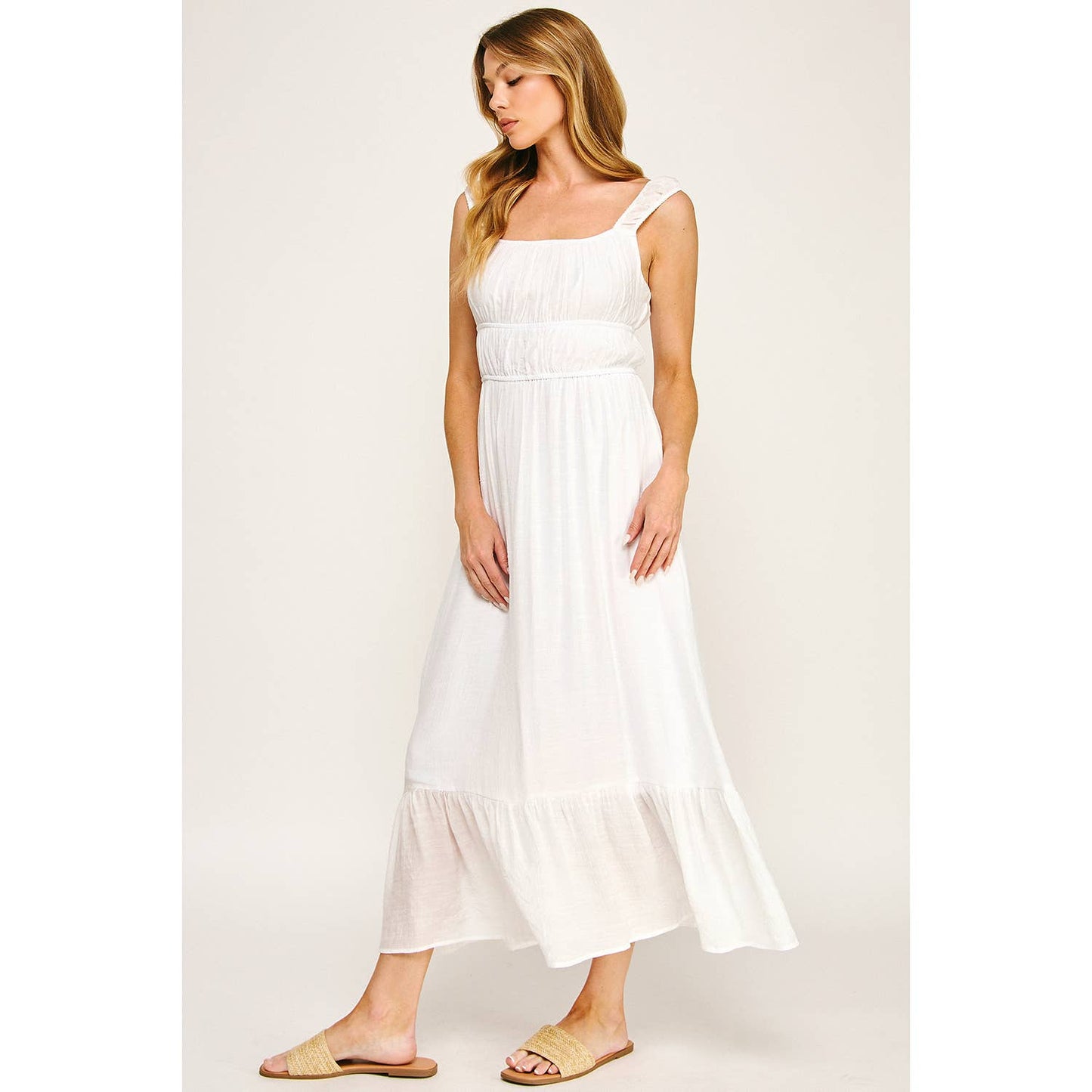 White Maxi Dress S-XL