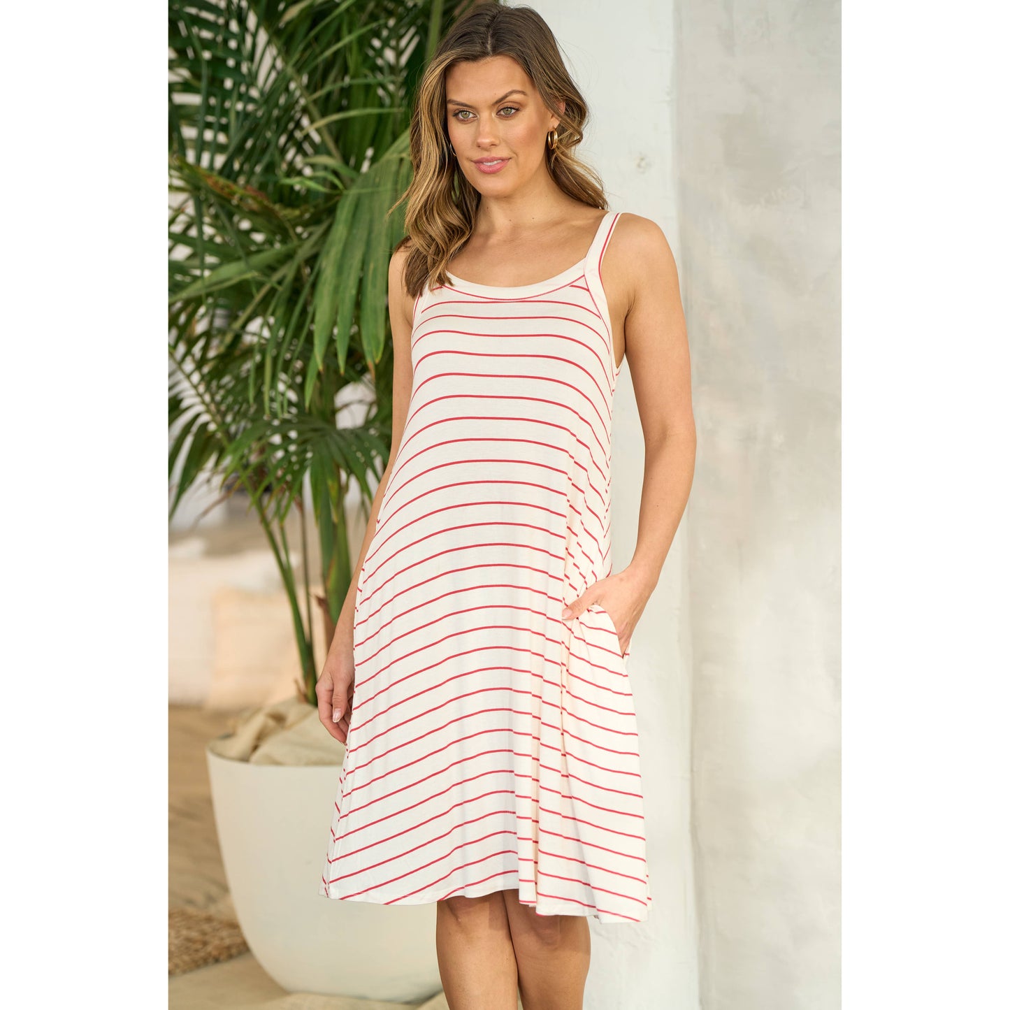 Collins Camisole Striped Dress