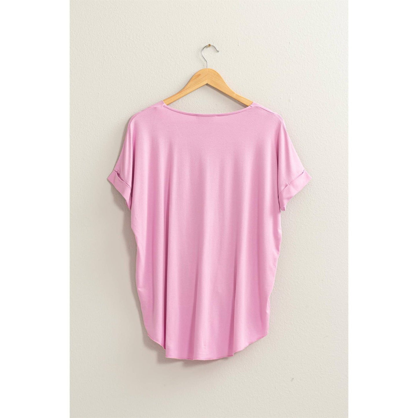 Short Sleeve Surplice Top